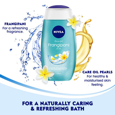 NIVEA Women Shower Gel Small Pack- (Frangipani & Oil Body Wash125 ml & Lemon & Oil Body Wash125 ml)